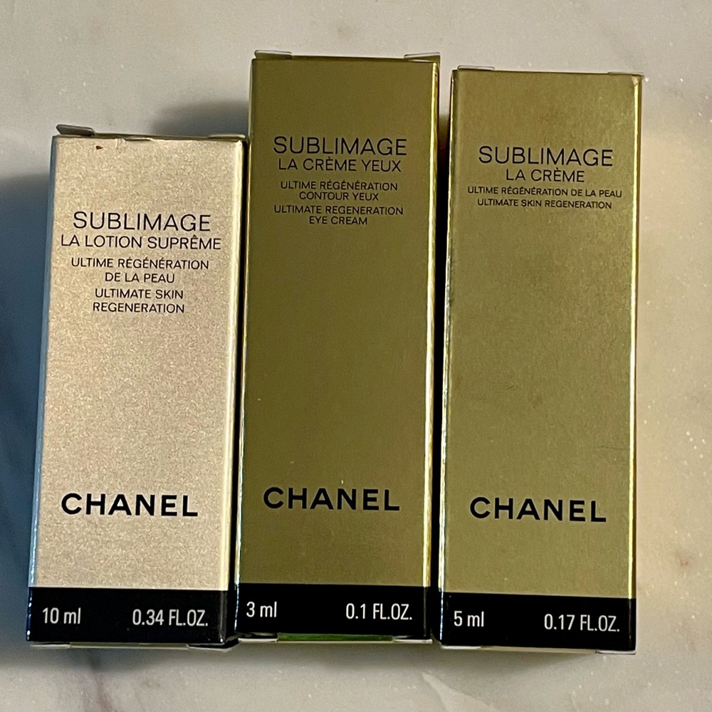 Chanel - Sublimage Skincare Bundle - La Lotion Supreme, La Creme, La Creme Yeux